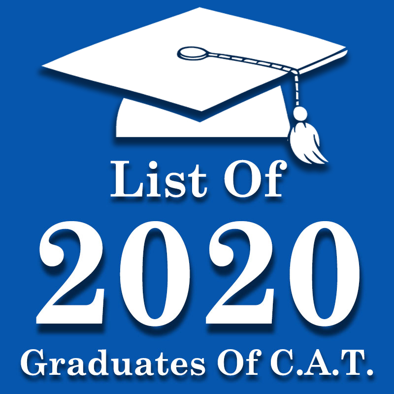 List Of 2020 Graduates Of C.A.T. Montessori