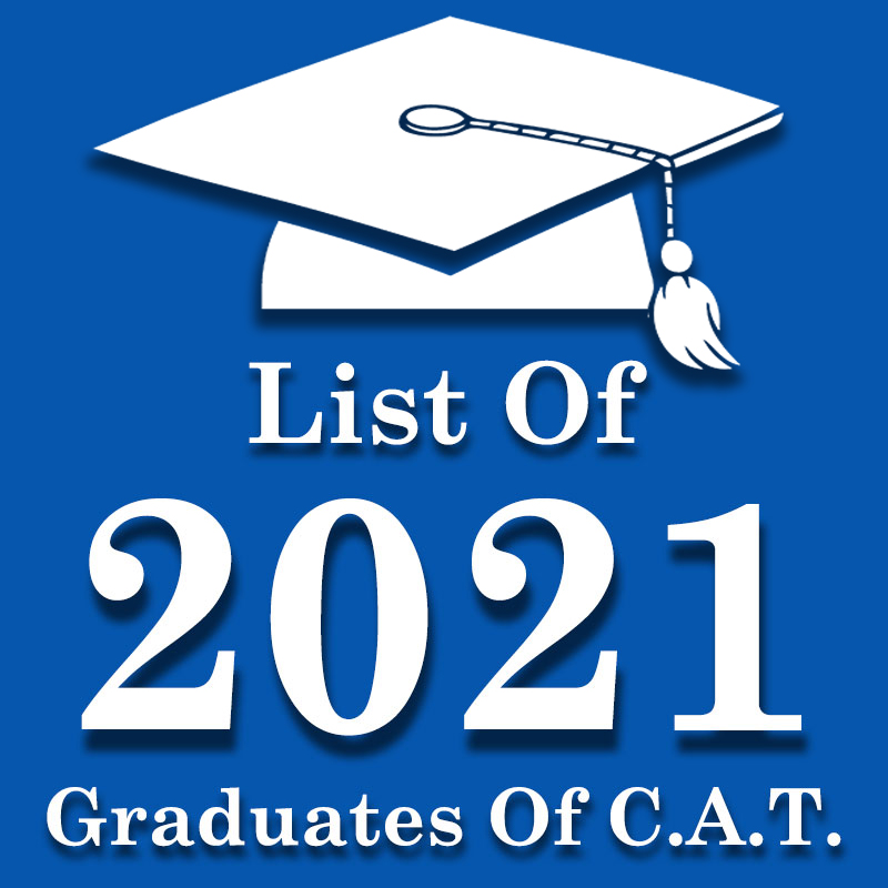 List of 2021 Graduates of C.A.T. Montessori