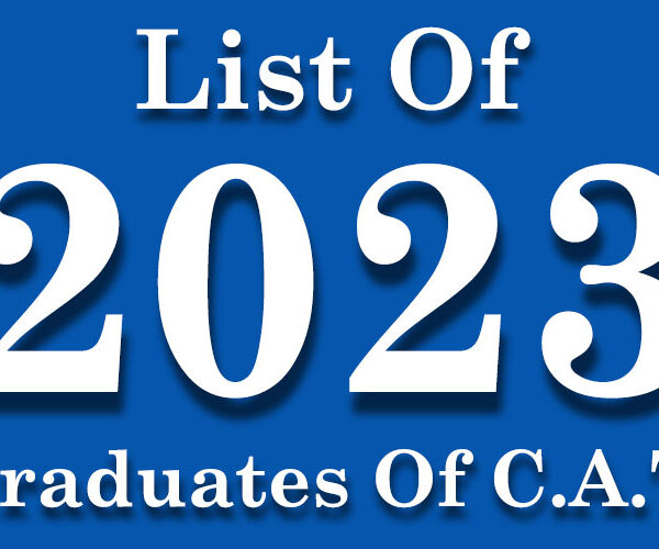 List of 2023 Graduates of C.A.T. Montessori