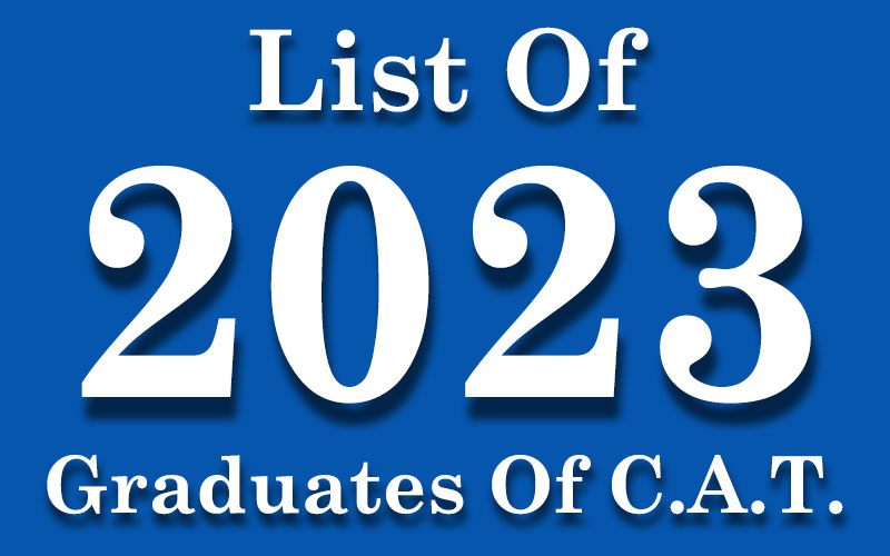 List of 2023 Graduates of C.A.T. Montessori