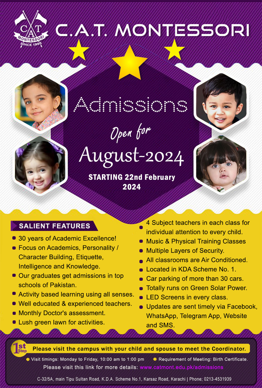 Admissions for August-2024