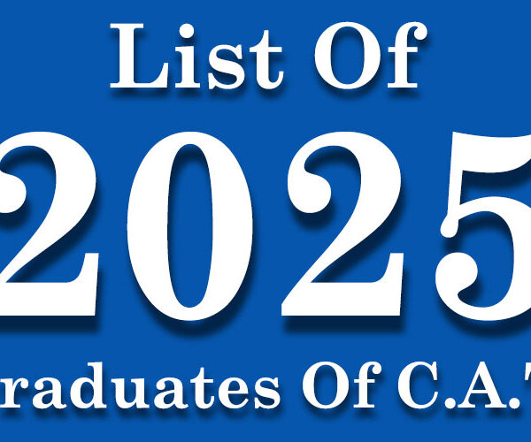 List of 2025 graduates of CAT Montessori.