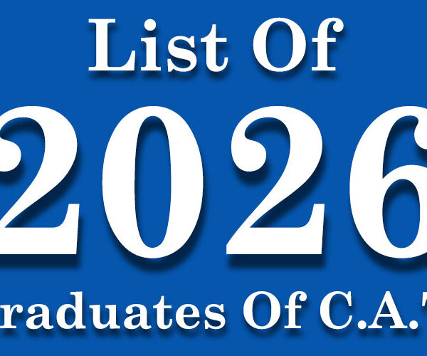 List of 2026 Graduates of C.A.T. Montessori