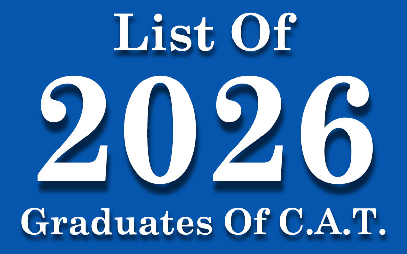 List of 2026 Graduates of C.A.T. Montessori